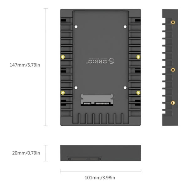 ORICO 2.5" to 3.5" HDD/SSD Caddy (1125SS) - Image 2